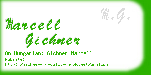 marcell gichner business card